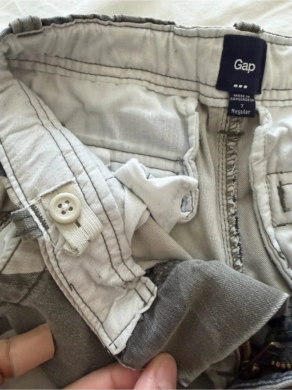 GAP Kids Cargo Pants in Olive & Tan Camo